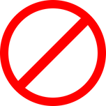 Prohibiting sign